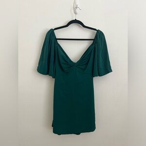 Abercrombie & Fitch Angel Sleeve Mini Dress, Petite